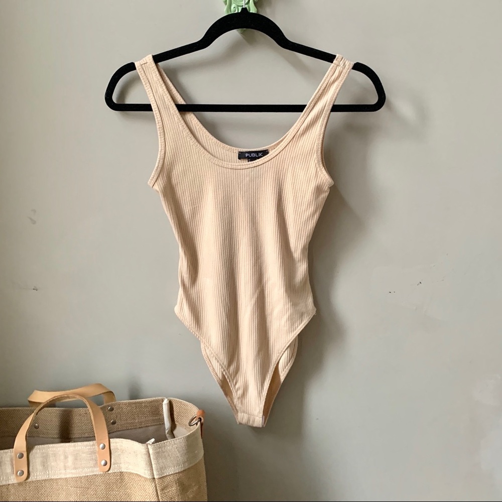 NWT Forever 21 Nude Beige Bodysuit